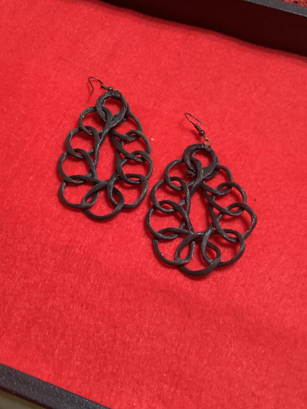Real Leather Pieced Earrings - HoBo Look